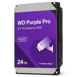 Disco duro interno hdd wd western digital purple pro wd240purp 24tb 3.5 pulgadas sata