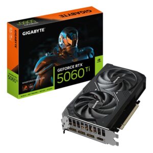 Tarjeta grafica gigabyte rtx 5060ti eagle max oc 8gb gddr7 -  3x dp -  1x hdmi