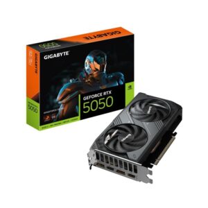 Tarjeta grafica gigabyte rtx 5050 windforce oc 8g gddr6 -  2x dp -  2x hdmi