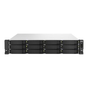 Servidor nas qnap ts - h1887xu - rp - e2336 - 32g 18 bahias 2u rack