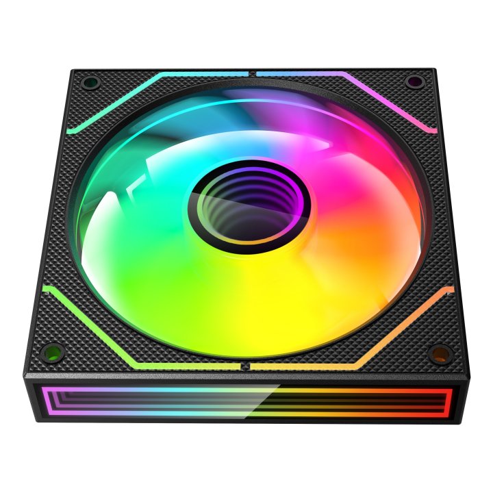 Ventilador caja mars gaming mf3dprokit argb 3x120mm negro + hub rf remote - Imagen 3