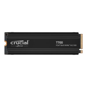 Disco duro interno solido ssd crucial t700 2tb m.2 nvme pci express 5.0