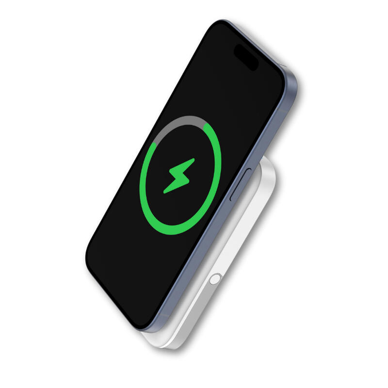 Powerbank qcharx atlas inalambrico magnetico 10000mah blanco - Imagen 3