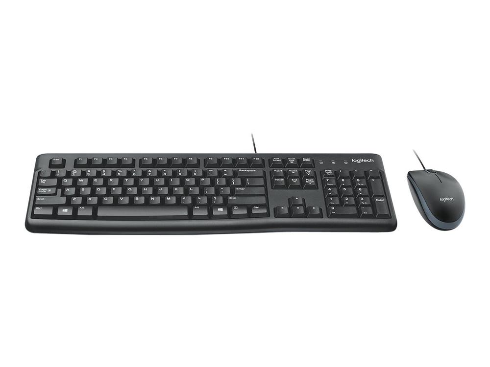 Teclado + mouse logitech mk120 usb 2.0 frances - Imagen 2