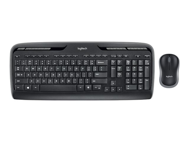 Teclado + mouse logitech mk330 wireless inalambrico usb 2.0 negro 2.4ghz - Imagen 2
