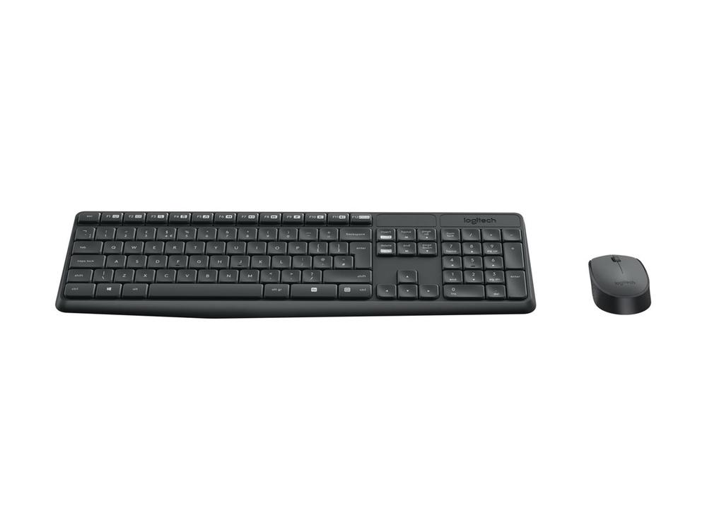 Teclado + mouse logitech mk235 wireless inalambrico portugues - Imagen 2