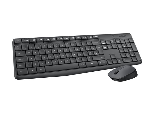 Teclado + mouse logitech mk235 wireless inalambrico portugues - Imagen 3