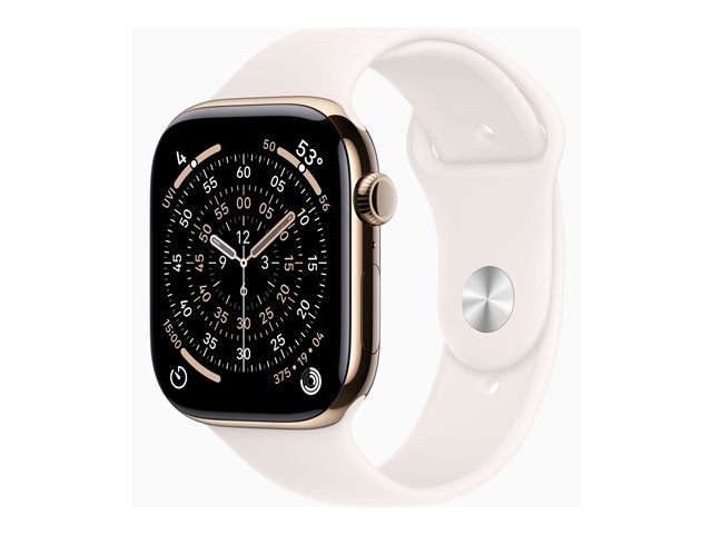 Smartwatch apple watch series 11 gps + cellular 46mm gold titanium case sport loop m - l - Imagen 2