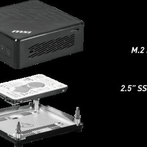 Adaptador hdd para mini ordenador msi cubi n 8gl ms - b17111 negro