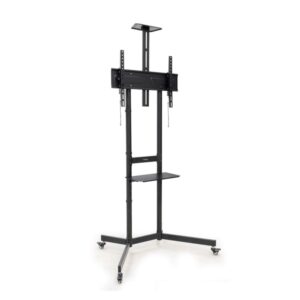 Soporte suelo con ruedas tooq vesa hasta 70 pulgadas 600x400mm max 70kg