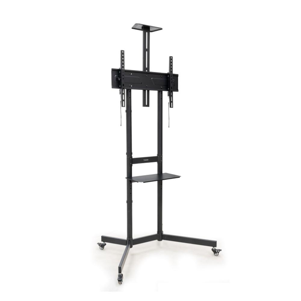 Soporte suelo con ruedas tooq vesa hasta 70 pulgadas 600x400mm max 70kg