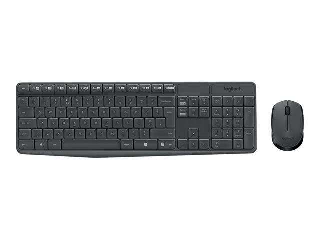 Teclado + mouse logitech mk235 wireless inalambrico frances - Imagen 3