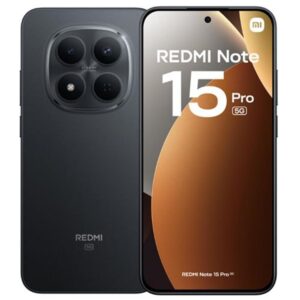 Movil xiaomi redmi note 15 pro 5g 8gb 256gb 6.8 pulgadas negro