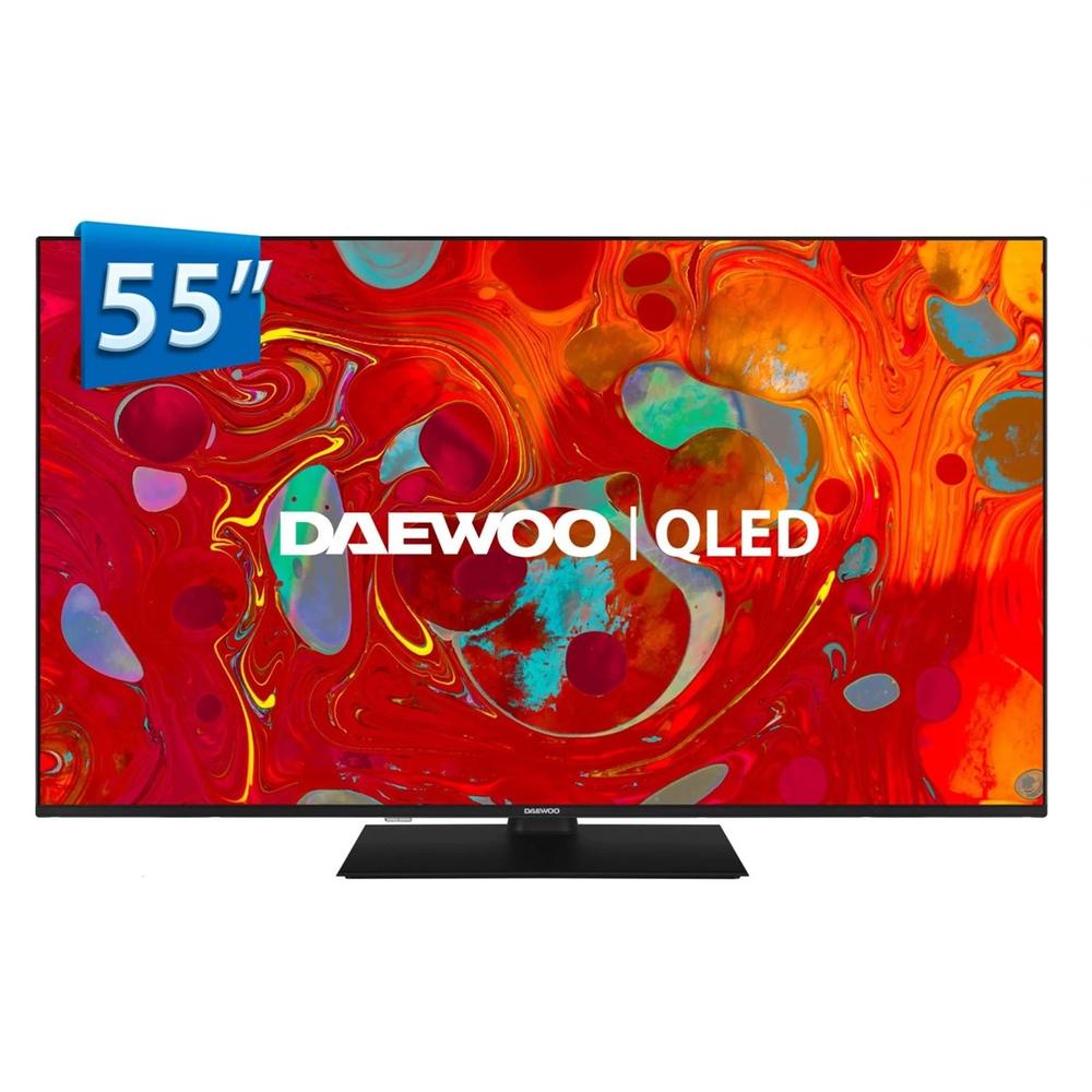 Tv daewoo 55 pulgadas qled 4k uhd - 55dm75qv - smart tv