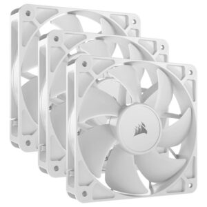 Ventilador caja corsair rs120 3 x 120mm blanco