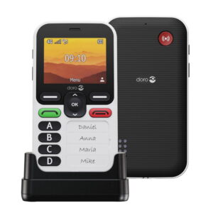 Telefono movil doro leva x10 - 2.4 pulgadas - 4g - blanco - negro