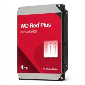 Disco duro interno hdd wd western digital nas red plus 4tb 3.5 pulgadas sata 6gb - s 256mb