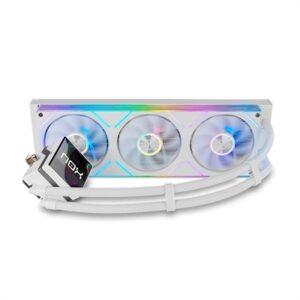 Kit refrigeracion liquida nox hummer m - 360 lcd argb 3x 120mm blanco