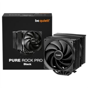 Ventilador disipador cpu be quiet! pure rock pro 3 2x 120mm negro