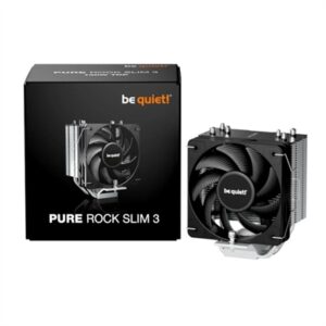 Ventilador disipador cpu be quiet! pure rock slim 3 100mm plata