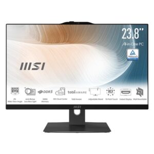 Ordenador all in one msi am242tp - 2231eu core 7 - 150u -  16gb -  ssd 512gb -  23.8 pulgadas fhd -  w11p