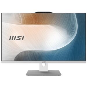 Ordenador all in one msi am272p - 1413eu core 7 - 150u -  16gb -  ssd 512gb -  27 pulgadas fhd -  freedos blanco