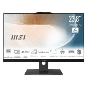 Ordenador all in one msi am242p - 1499es core 5 - 120u -  16gb -  ssd 512gb -  24 pulgadas fhd -  w11h negro