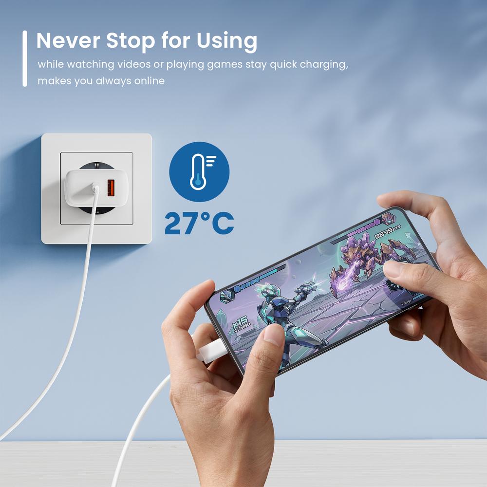 Cargador ewent ew1329 45w usb tipo a - usb tipo c - Imagen 3