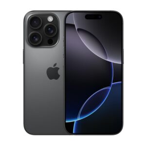 Telefono movil smartphone apple iphone 16 pro 5g - 256gb - 6.3 pulgadas negro acondicionado