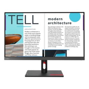 Monitor lenovo thinkvision s25e - 30 24.5 pulgadas fhd 75hz