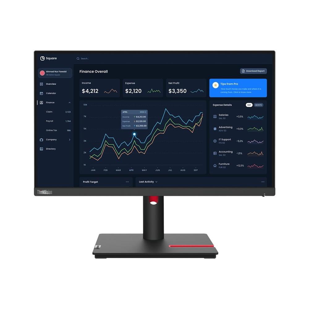 Monitor lenovo thinkvision t22i - 30 21.5 pulgadas fhd 60hz